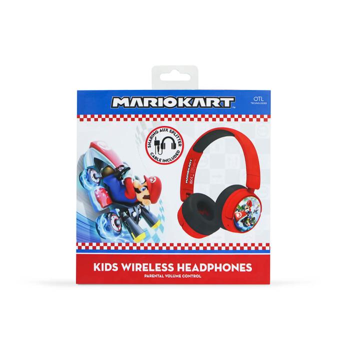Bild 2, Super Mario Hörlur On-Ear Junior Trådlös 85dB/95dB