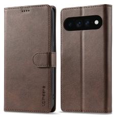 LC.IMEEKE Google Pixel 11/11 Pro Fodral L&auml;der Brun