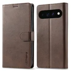 LC.IMEEKE Google Pixel 11/11 Pro Fodral L&auml;der Brun