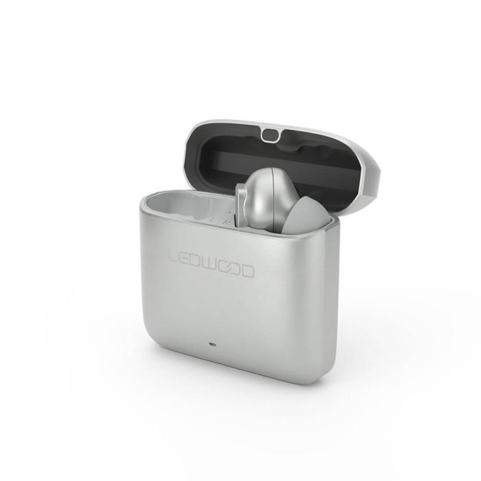 Bild 5, LEDWOOD Hörlur Titan TWS True Wireless In-Ear Silver