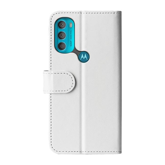 Bild 3, Motorola Moto G71 Fodral Crazy Horse Vit