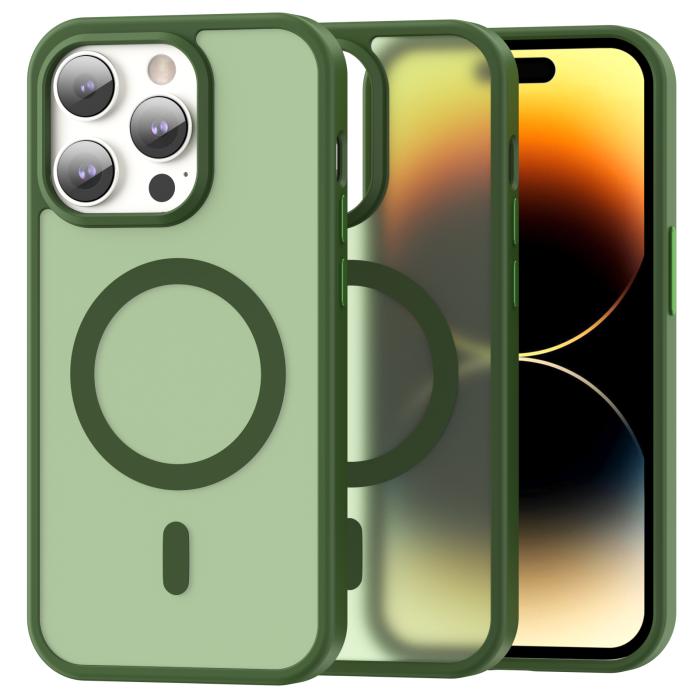 Bild 1, ColorPop iPhone 14 Pro Max Skal CH MagSafe Matt Grön