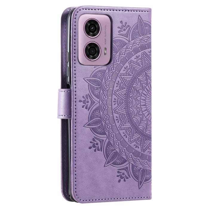 Bild 6, Motorola Moto G04 4G/G24 4G Fodral Mandala Lila