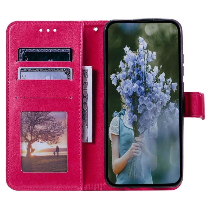 Bild 2, Motorola Moto G04 4G/G24 4G Fodral Mandala Rosa