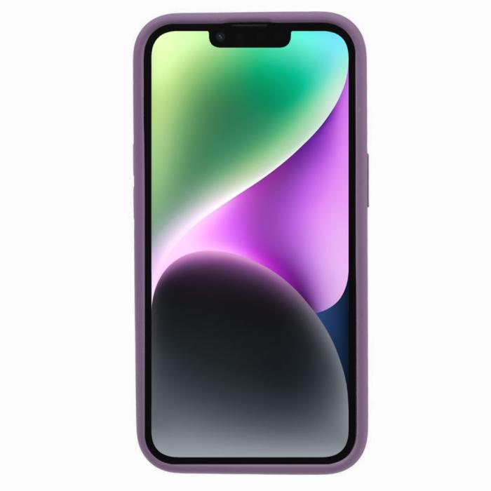 Bild 2, iPhone 15 Plus Skal Liquid Silikon Lila