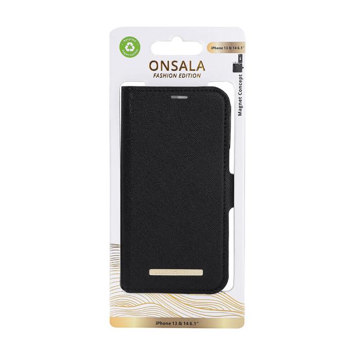 Bild 2, ONSALA iPhone 14 / 13 Fodral ECO Midnight Black