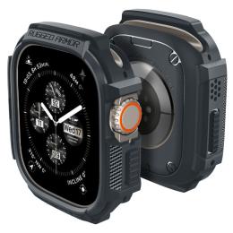 Spigen Apple Watch Ultra 49 mm Skal Rugged Armor Dark Grey