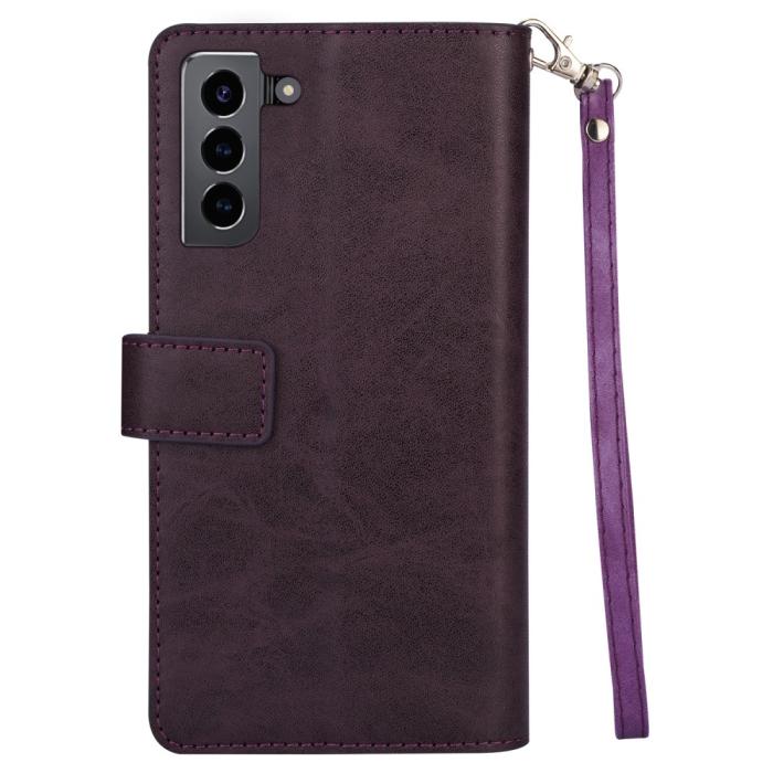 Bild 3, Samsung Galaxy S22 Plus Fodral Multifunktionell Läder Lila