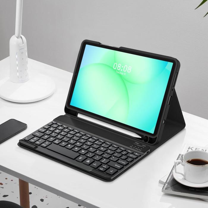 Bild 3, Tech-Protect Galaxy Tab A11/A9 Fodral SC Tangentbord Svart