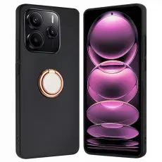 Xiaomi Redmi Note 14 4G Skal Ring Svart / Ros&eacute;guld