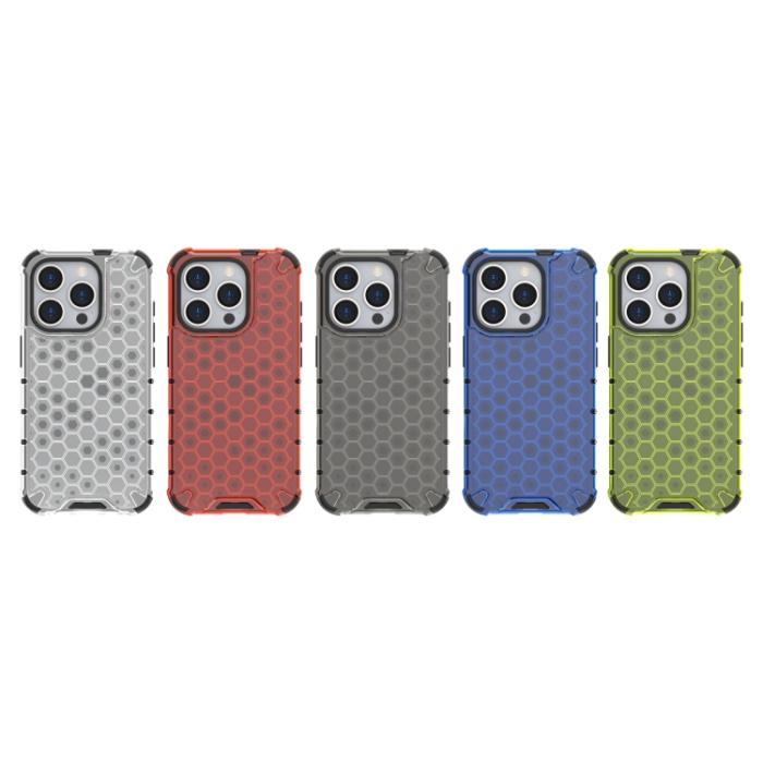 Bild 6, iPhone 15 Pro Skal Shockproof Honeycomb Blå