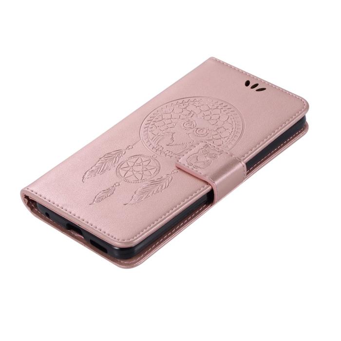Bild 3, Xiaomi Redmi 9 - Dream Catcher Owl Fodral - Roséguld