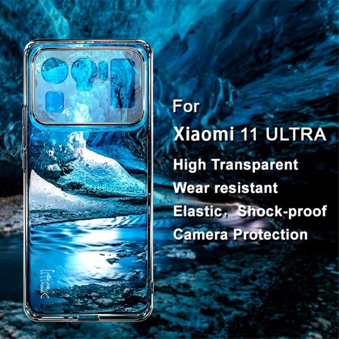 Bild 4, Xiaomi Mi 11 Ultra - IMAK Transparent TPU Skal