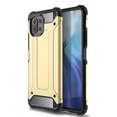 Xiaomi Mi 11 Lite - Shockproof Armor Hybrid Skal - Guld