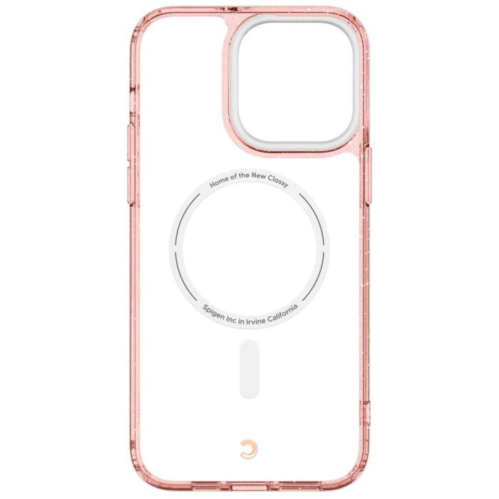 Bild 4, Spigen Cyrill iPhone 14 Pro Skal + 2-PACK Skärmskydd Glitter Rosé