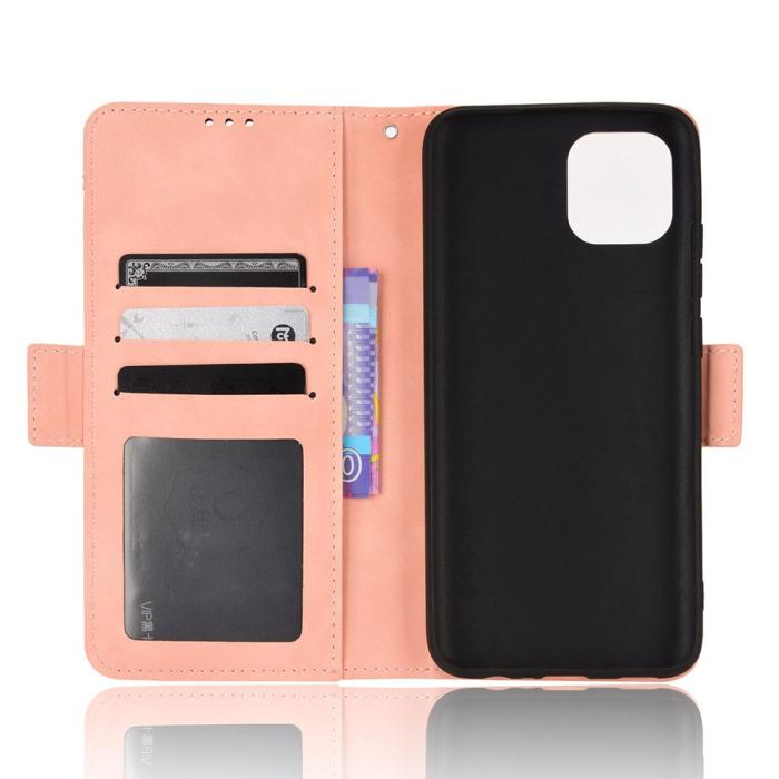 Bild 6, Samsung Galaxy A03 Fodral Avtagbart Kortfodral Ljus Rosa