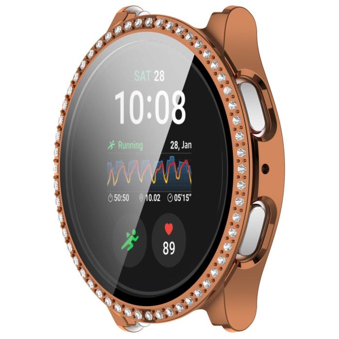Bild 5, Galaxy Watch 7 40 mm Skal Med Skärmskydd Strass Roséguld