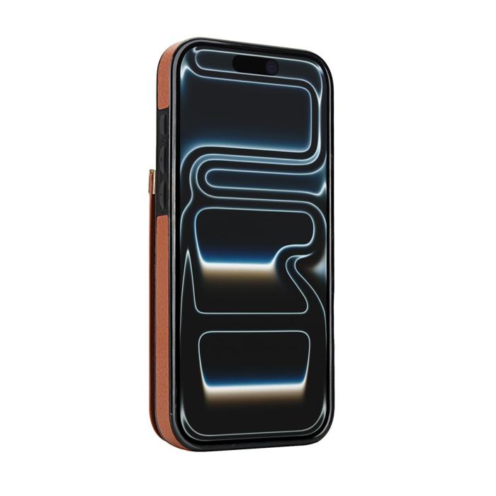 Bild 4, iPhone 18 Pro Max/17 Pro Max Skal med Kortfack Brun