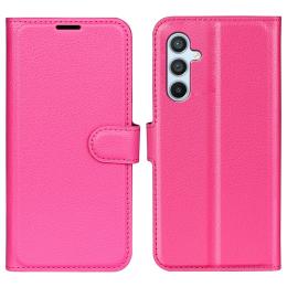 Samsung Galaxy A54 5G Fodral Litchi Läder Rosa