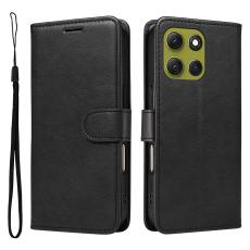 Motorola Moto G86 Power / G86 5G Fodral L&auml;der Svart