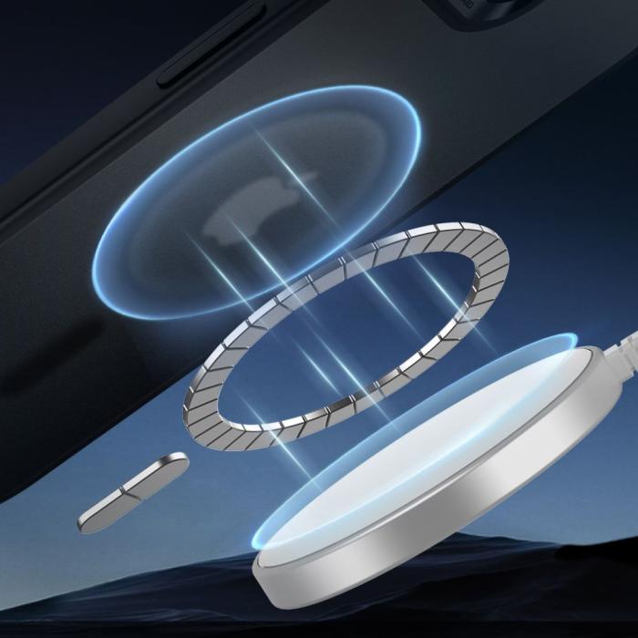 Bild 3, ESR iPhone 17e / 16e Skal MagSafe CH HaloLock Frostad Svart