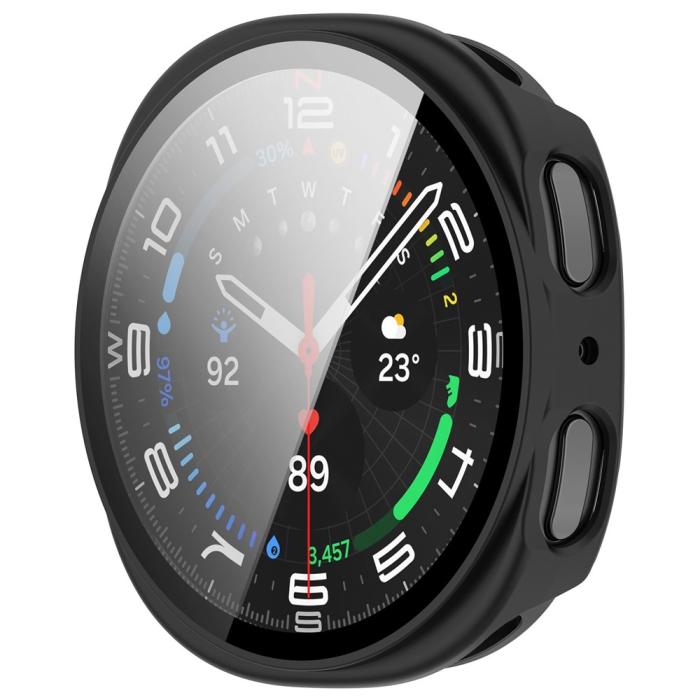Bild 2, Samsung Galaxy Watch 8 44 mm Skal Med Skärmskydd Svart