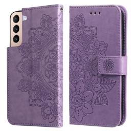 Samsung Galaxy S22 Fodral Mandala Blomma Lila