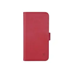 Gear iPhone 16 Plus Fodral MagSeries L&auml;der Deep Red