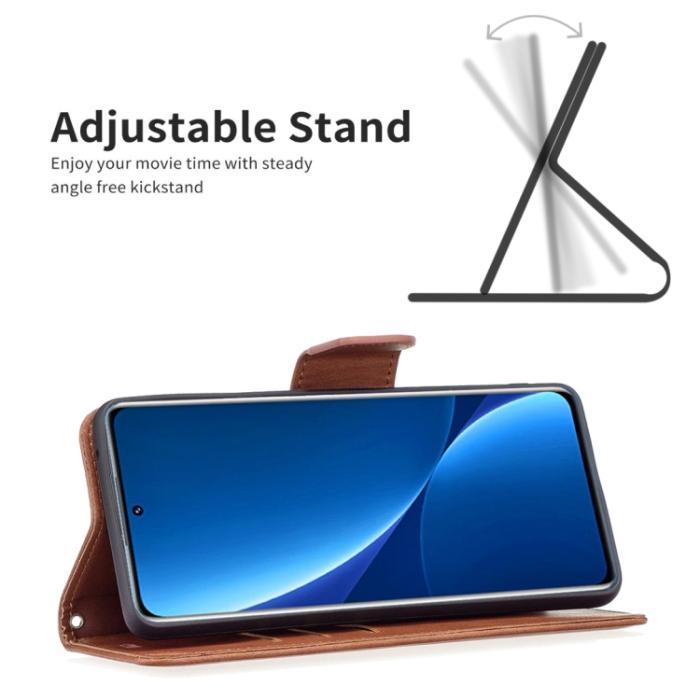 Bild 3, Xiaomi 12 Pro Fodral Shark Solid Brun