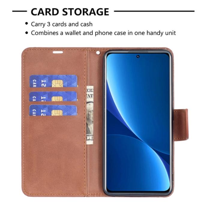 Bild 4, Xiaomi 12 Pro Fodral Shark Solid Brun
