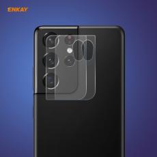 ENKAY Samsung Galaxy S21 Ultra 2-PACK Linsskydd Härdat Glas