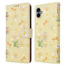 Samsung Galaxy A07 Fodral RFID L&auml;der Yellow Daisy