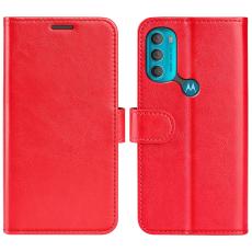 Motorola Moto G71 Fodral Crazy Horse Röd