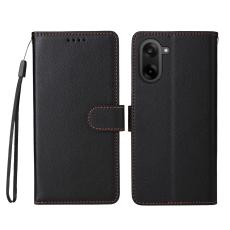 OnePlus Nord CE5 Pl&aring;nboksfodral L&auml;der Svart