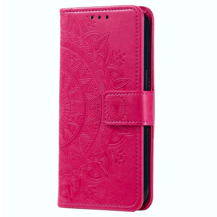 Bild 5, Motorola Moto G04 4G/G24 4G Fodral Mandala Rosa