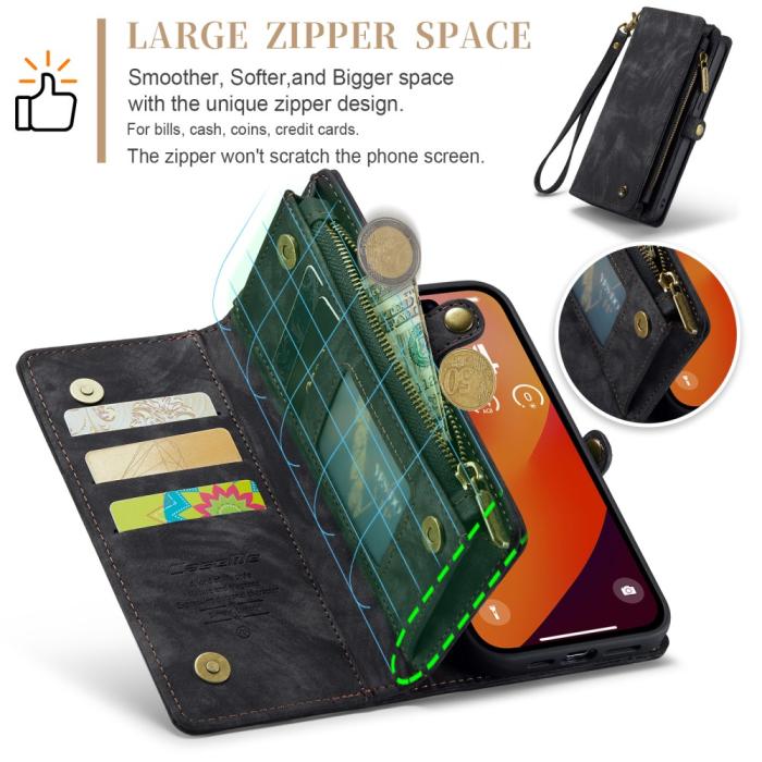 Bild 6, CASEME iPhone 16 Pro Fodral Multifunktionell Svart