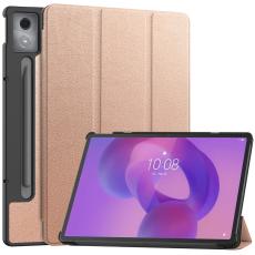 Lenovo Idea Tab Pro Fodral Tri-Fold L&auml;der Ros&eacute;guld