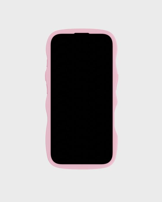 Bild 4, holdit iPhone 16 Skal Wavy Pink/Transparent