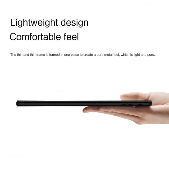 Bild 6, Google Pixel Tablet Fodral Tri-Fold Läder Svart