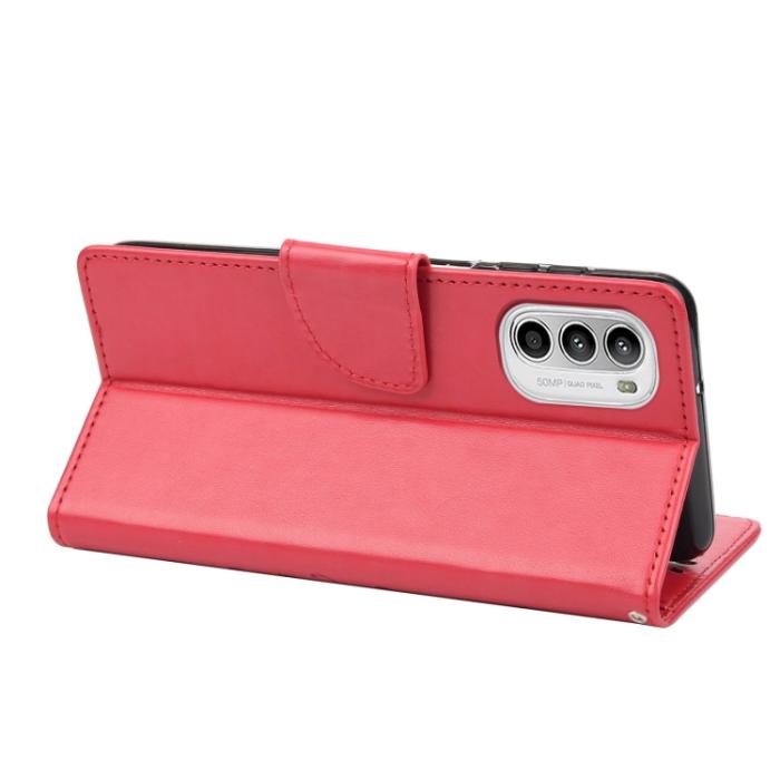 Bild 6, Motorola Moto G52/G82 Fodral Blommigt Tryck Röd