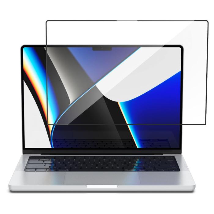 Bild 2, Spigen MacBook Pro 14 2021-2023 Skärmskydd Glass FC Härdat Glas