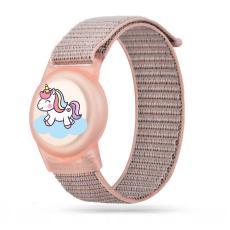 Tech-Protect Apple AirTag 2/1 H&aring;llare F&ouml;r Barn Nylon Magic Pony