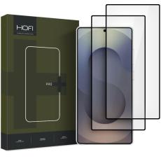 HOFI Galaxy S25 Ultra 2-PACK Sk&auml;rmskydd Pro+ H&auml;rdat Glas Svart