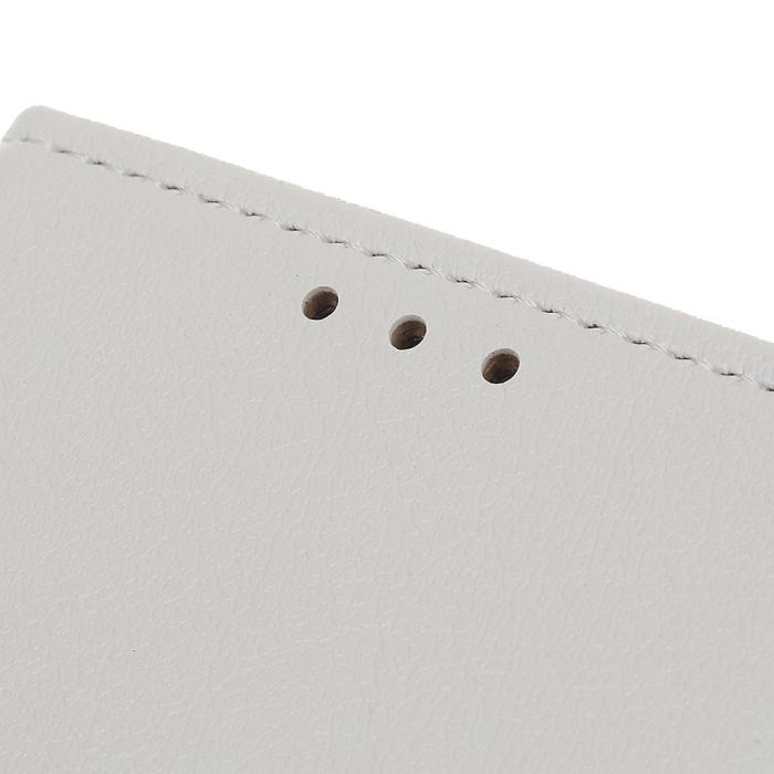 Bild 4, OnePlus 8T / 8T+ - Läder Fodral - Vit