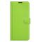 OnePlus Nord 2 5G - Litchi Läder Fodral - Grön