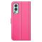 OnePlus Nord 2 5G - Litchi Läder Fodral - Rosa