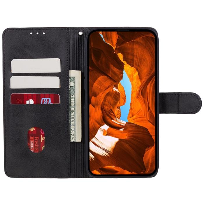 Bild 2, Motorola Moto G55 5G Plånboksfodral Läder Svart
