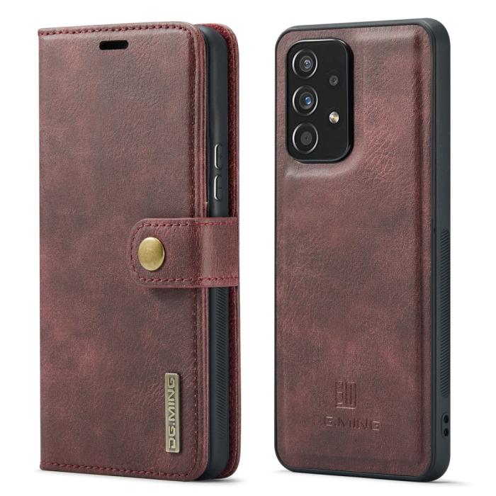 Bild 1, DG.MING Samsung Galaxy A53 5G 2in1 Magnet Fodral / Skal Röd