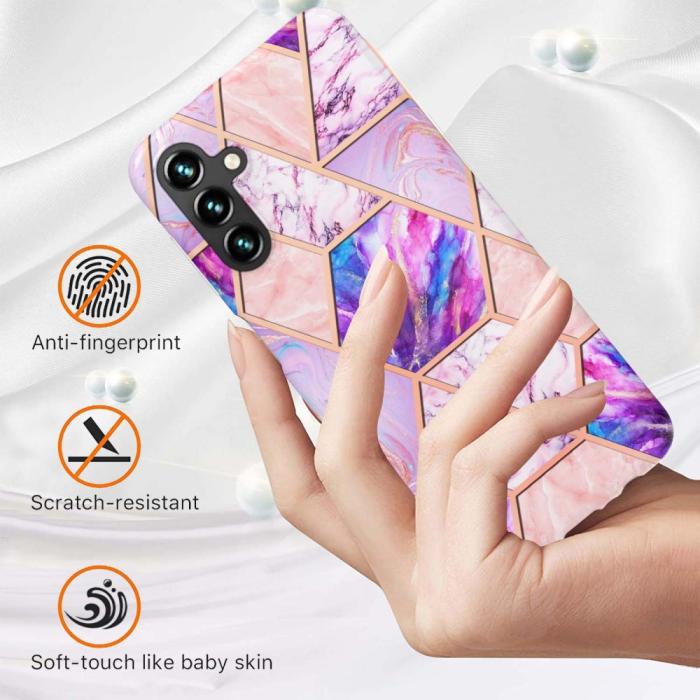 Bild 2, Samsung Galaxy A14 4G/5G Skal Marmor Lila