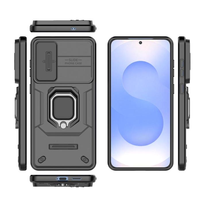 Bild 5, Samsung Galaxy S25 Edge Skal CamShield Ring Hybrid Svart